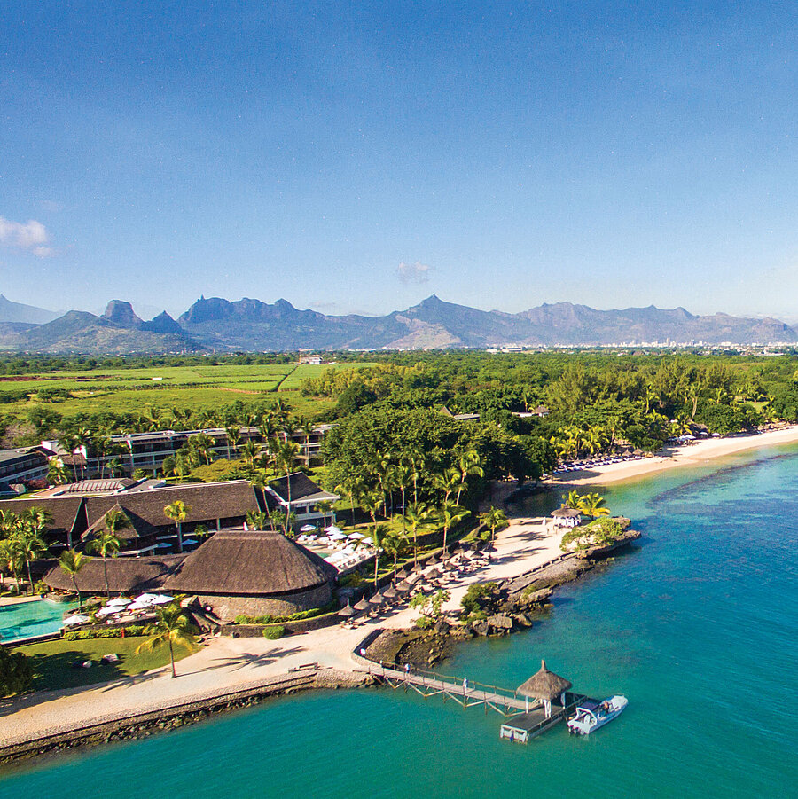 Außenansicht der Hotelanlage Außenansicht der Hotelanlage | Maritim Hotel Mauritius