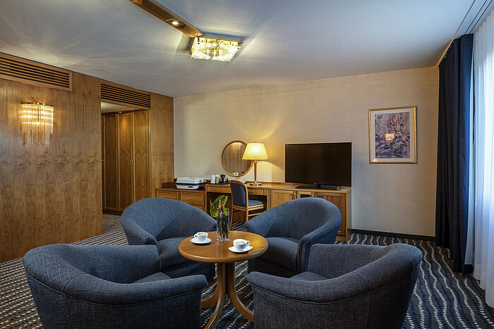 Superior Familienzimmer Superior Familienzimmer im Maritim Hotel Magdeburg mit viel Platz für die Familie